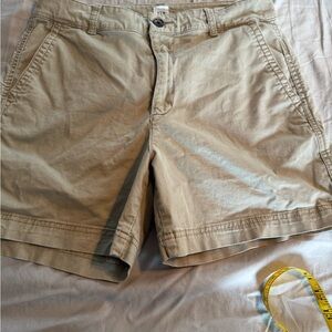 GAP Tan Flat Front Shorts